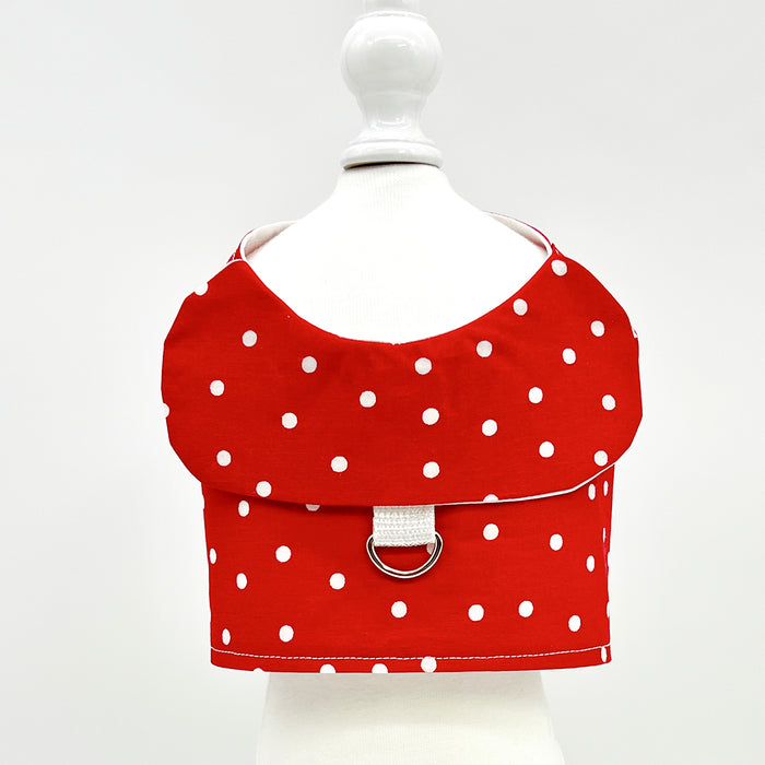 DCNY “Red & White Polka Dots” Vest-Style Harness