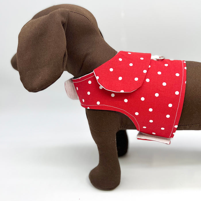 DCNY “Red & White Polka Dots” Vest-Style Harness