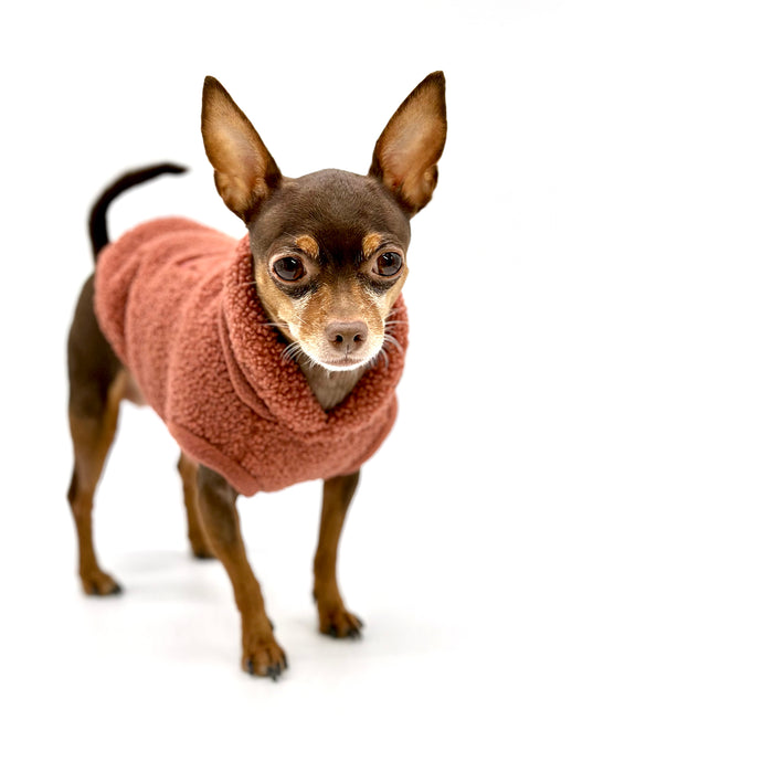 Cozy Sherpa Fleece Pullover - Rose