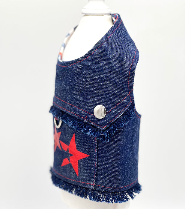 DCNY “Stars & Denim” Vest-Style Harness
