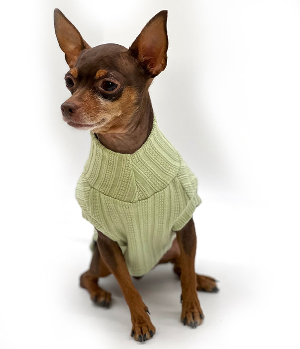 DCNY Mock Neck Sleeveless Sweater Tank - Mint