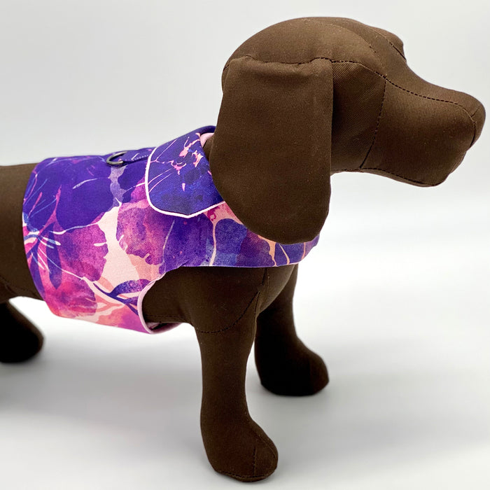 DCNY Purple Hibiscus Vest