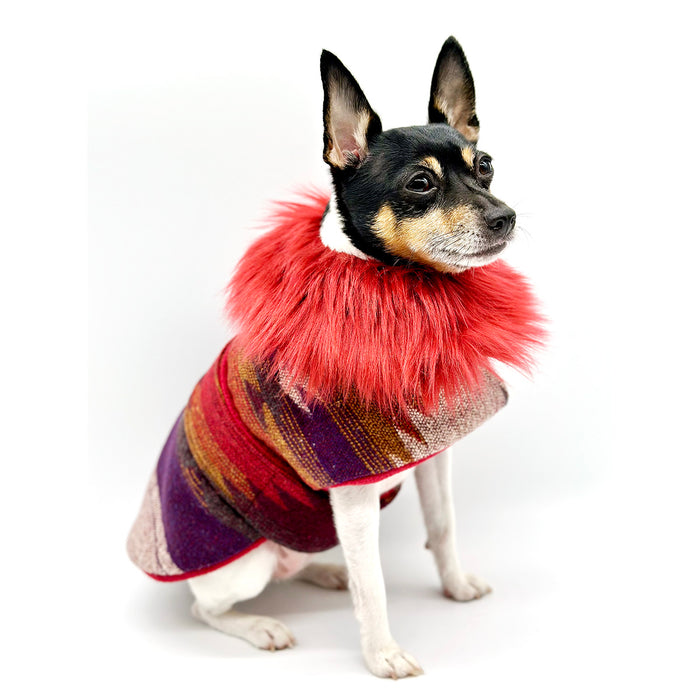 “Salinas” Jacket with Removable Faux Fur Collar