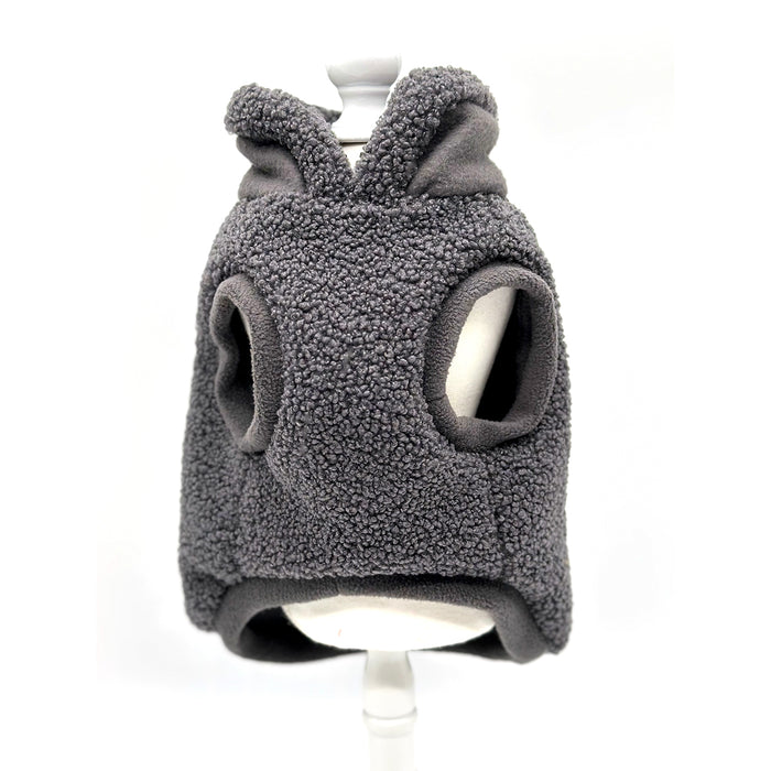 Cozy Sherpa Fleece Pullover - Smoke