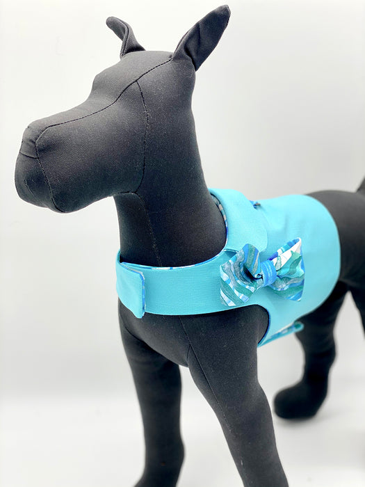 Tiffany Blue Vest with Removable Bow