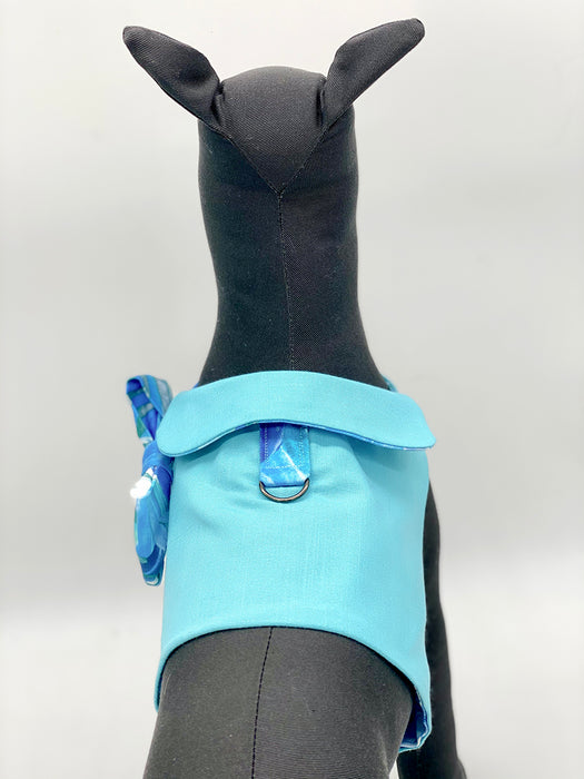 Tiffany Blue Vest with Removable Bow